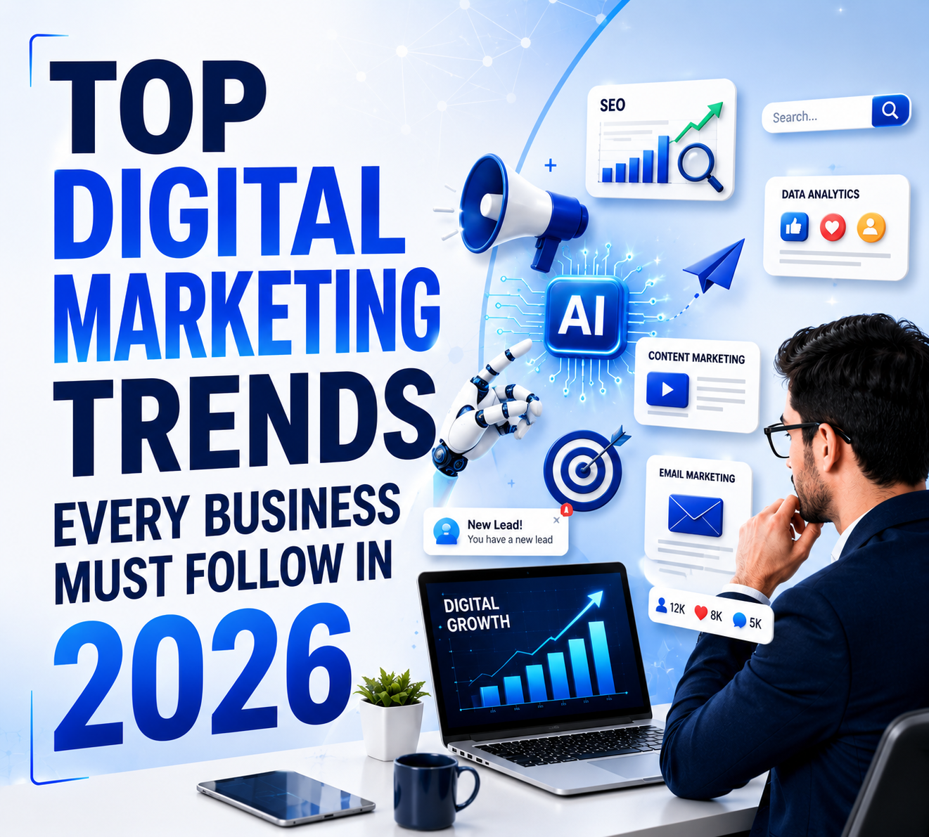 Top Digital Marketing Trends Every Business Must Follow in 2026